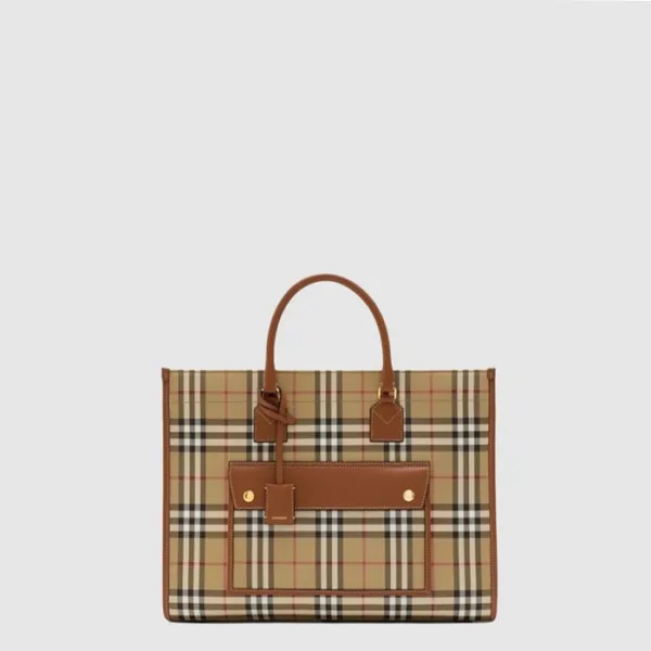 버버리 남성 라지 프레야 토트 백 - Burberry Mens Large Freya Tot… 이미지 2/4