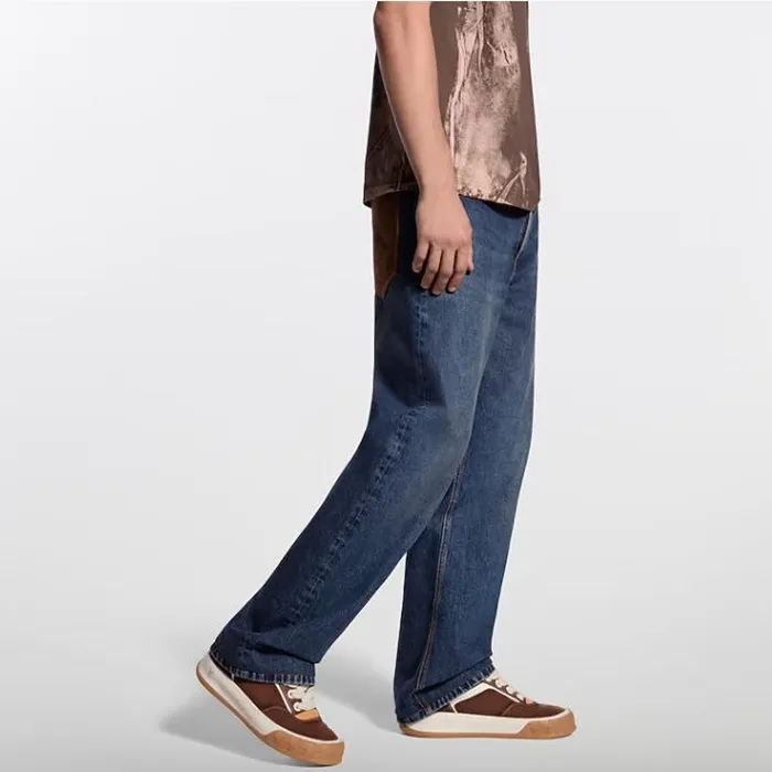 루이비통 남성 가죽 시그니처 포켓 스케이트 팬츠 - Louis vuitton Mens Le… 이미지 2/12