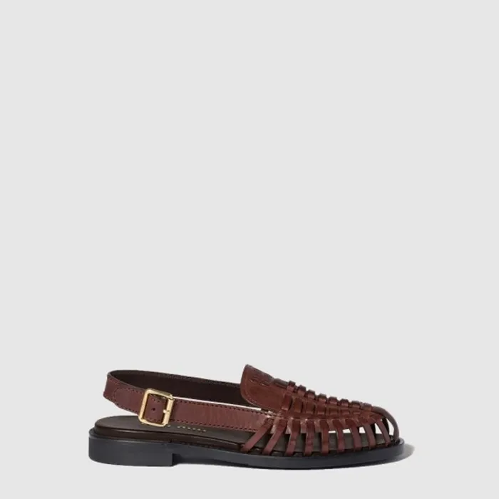 미우미우 여성 가죽 슬링백 로퍼 - Miumiu Womens Leather Slingback Loafer - mis14424x 이미지 2/5