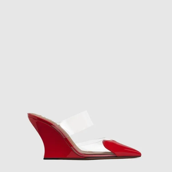 알라이아 여성 르 쾨르 웨지 뮬 - Alaia Womens LE CŒUR Wedge Mul… 이미지 2/3
