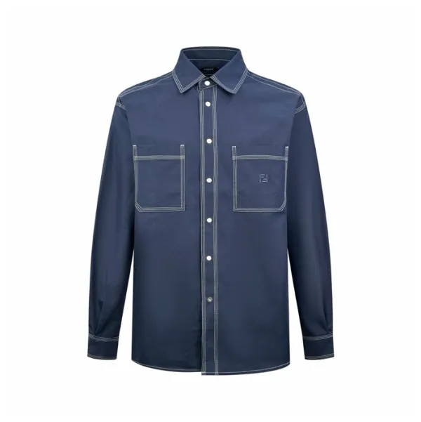 펜디 남성 데님 셔츠 - Fendi Mens Denim Shirts - fec16250x 이미지 2/12