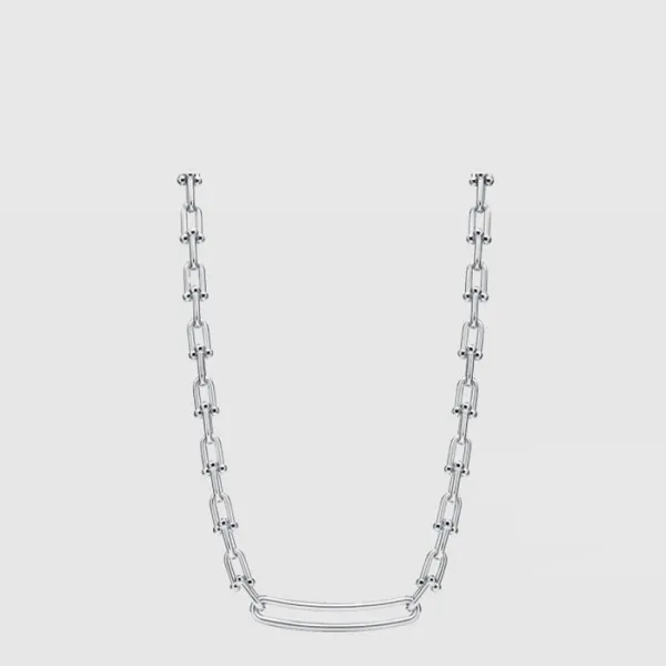 티파니 남/녀 일롱게이티드 링크 네크리스 - Tiffany Unisex Elongated … 이미지 2/4