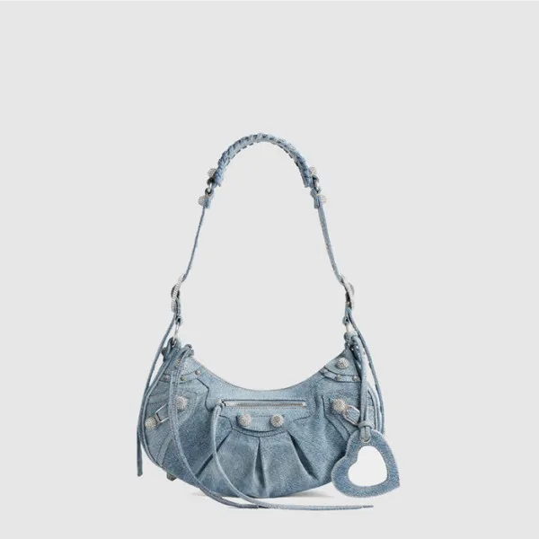 발렌시아가 여성 르 카골 스몰 라인스톤 숄더백 - Balenciaga Womens Le C… 이미지 2/4