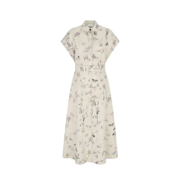 디올 여성 톤온톤 벨트 미디 셔츠 드레스 - Dior Womens Tone-on-tone … 이미지 2/15