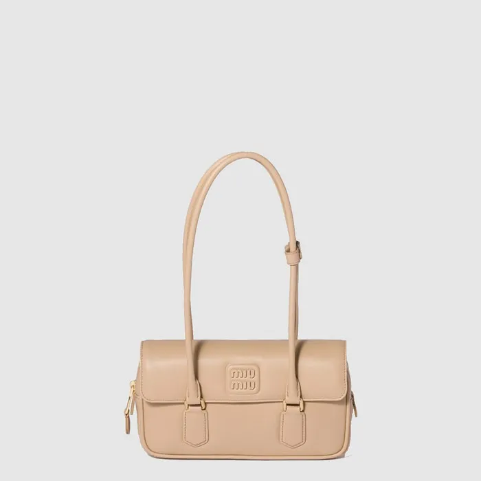 미우미우 여성 아르카디 가죽 백 - Miumiu Womens Arkadi Leather Bag - mib16504x 이미지 2/6