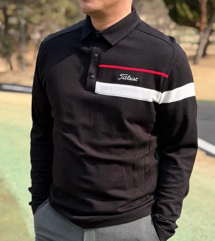 [Titleist] 타이틀리스트 남성 Tour-Fit 하이브리드 퍼포먼스 셔츠 - gol1… 이미지 9/21